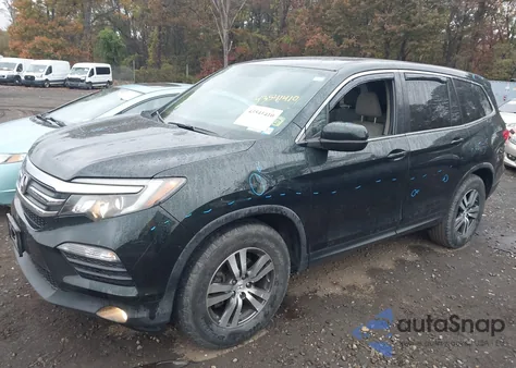 2016 Honda Pilot Ex-L from USA, damaged, VIN 5FNYF6H53GB095623